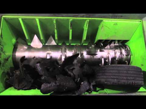 ECO Monster - Single shaft Tire Shredder