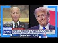 Biden, Trump agree to June, Sept. debates | NewsNation Now
