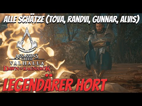 Assassin's Creed Valhalla Zeichen Ragnaröks Tutorial: Legendärer Hort (Alvis, Randvi, Gunnar, Tova)
