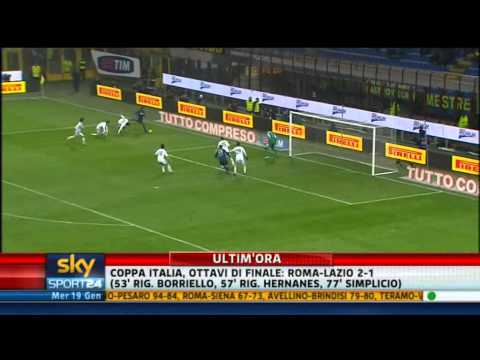 Sky Sport Sintesi highlights Inter - Cesena  3-2  Recupero 16 ° Giornata  Serie A  Parte 2.avi