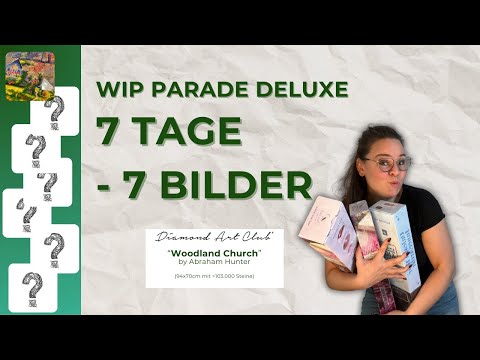 1️⃣ 💎7 Tage - 7 Bilder⛪️🍁Woodland Church💎 Diamond Painting 💎