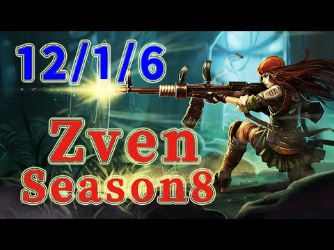 TSM Zven Caitlyn ADC vs Ezreal Patch 8.7