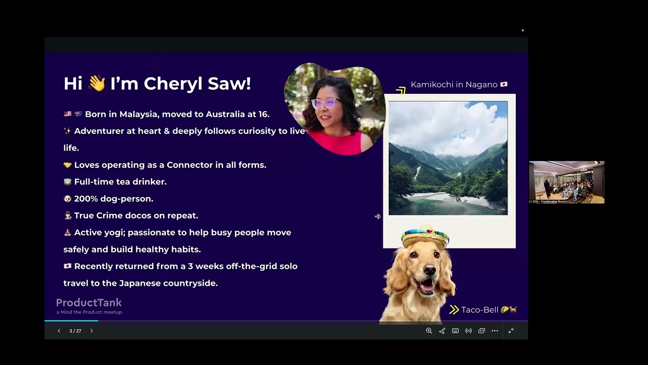The evolution of Product Growth: Cheryl Saw (Fractional Product Leader) - ProductTank Sydney