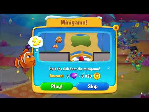 FISHDOM:  💥💥 Level 10772, 10773 Super Hard Level, 10774 first tries No boosters +💎💎MiniGame 💎💎 💥💥