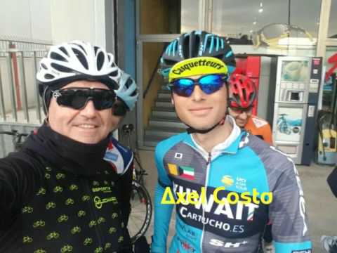 Sábado 04.02.17 de Grupeta con Davide Rebellin & Axel Costa