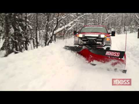 Power-V Snow Plow in Action
