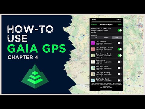 How-to GAIA GPS Video Series for Overlanding - Chapter 4 Saving Offline Maps