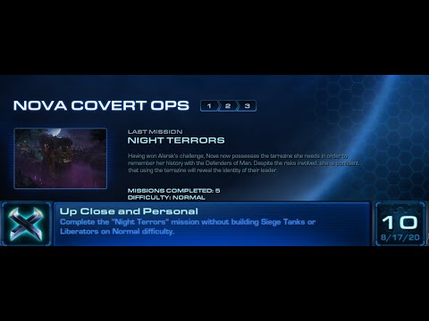 Starcraft 2 Nova Covert Ops "Up Close and Personal" Achievement