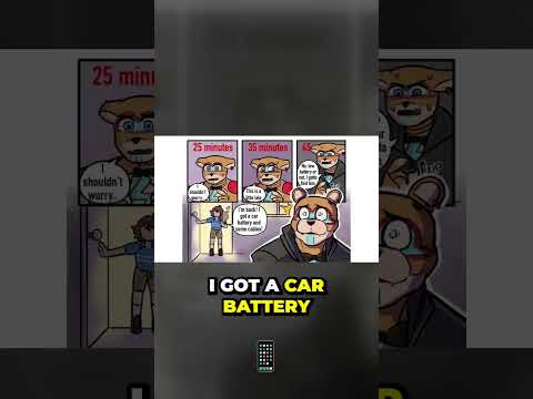Freddy's Low Battery (FNAF Security Breach Comic Dub) #shorts