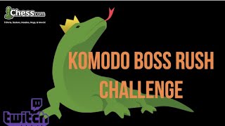 Chess.com Twitch Rivals Komodo Boss Rush Challenge with Bikfoot - Highlights!