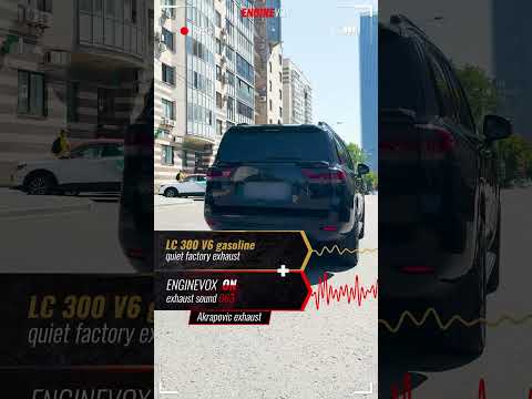 Thumbnail for Electronic active sound exhaust system LC 300 V6 gasoline #ENGINEVOX by Toyota Land Cruiser, Toyota, Full-size, SUV, video, vide