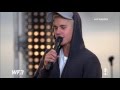 Justin Bieber Singing As Long As You Love Me Acoustic On The World Famous Rooftop September 28 2015