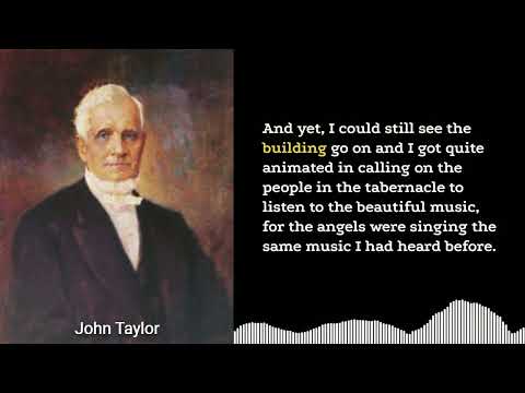 John Taylor's Visions of the Days Prior to the Return of Jesus Christ.
