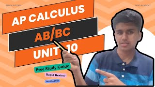 AP Calculus BC Unit 10 Rapid Review | Infinite Sequences and Series | FREE Book Included | Ritvik