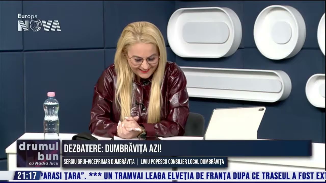 VIDEO (integral) emisiune Drumul Bun cu NADIA IUCU. Invitati: Liviu Popescu – consilier local Dumbrăvița  si Sergiu Grui – viceprimar Dumbrăvița