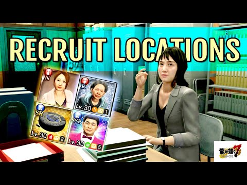 Staff Recruit Locations (Company Minigame) | Yakuza 7 Guides