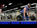 EXTREME MASS BUILDING Giant Set Back Workout
