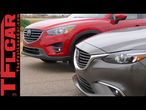 2016 Mazda6 vs CX-5 Mega Mashup 0-60 MPH Performance Review: Sedan vs Crossover!