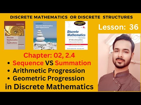 Lesson 36 Sequence vs Summation | Arithmetic Progression | Geometric Progression