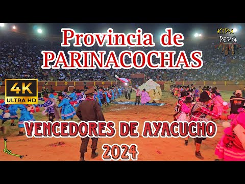 PARINACOCHAS // Carnaval Vencedores de Ayacucho 2024 FEDIPA - Plaza de Acho