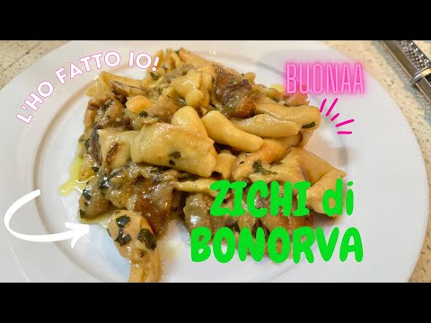 RICETTA SARDA , ZICHI DI BONORVA