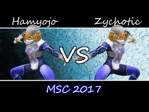 MSC 2017 SSBM -  FX | Hamyojo (Sheik) vs Zychotic (Sheik) - Smash Melee Pools