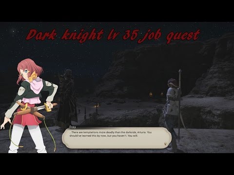 Final Fantasy XIV Dark knight lv 35 job quest