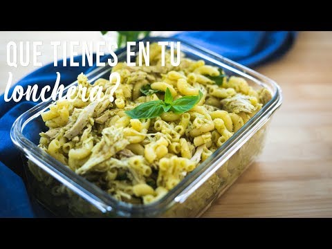 ENSALADA DE PASTA CON POLLO MECHADO Y PESTO VERDE ITALIANO  │Mi Terruño Food