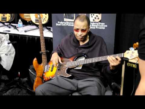 James Jamerson JR : Signed, Sealed & Delivered NAMM 2012 Fodera Booth