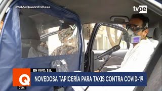 Emprendedor crea protector contra el COVID-19 para vehículos