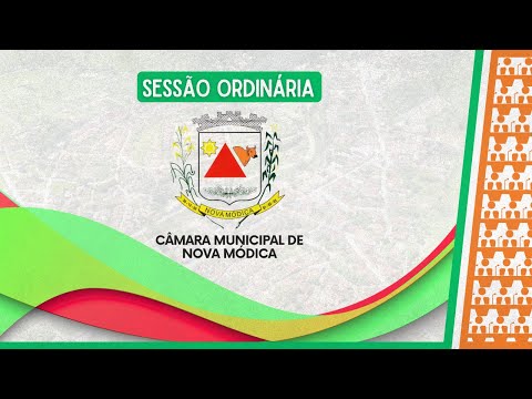 SESSÃO ORDINÁRIA 02/09/2026 | CÂMARA MUNICIPAL DE NOVA MÓDICA
