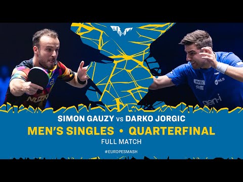 FULL MATCH | Simon Gauzy vs Darko Jorgic | MS QF | #EuropeSmash 2025