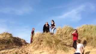 preview picture of video 'Camber Sands Funniest jump ever'