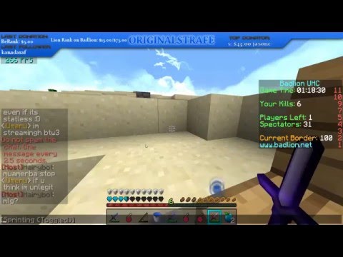Badlion | UHC Highlights #1 - First win (Statless)
