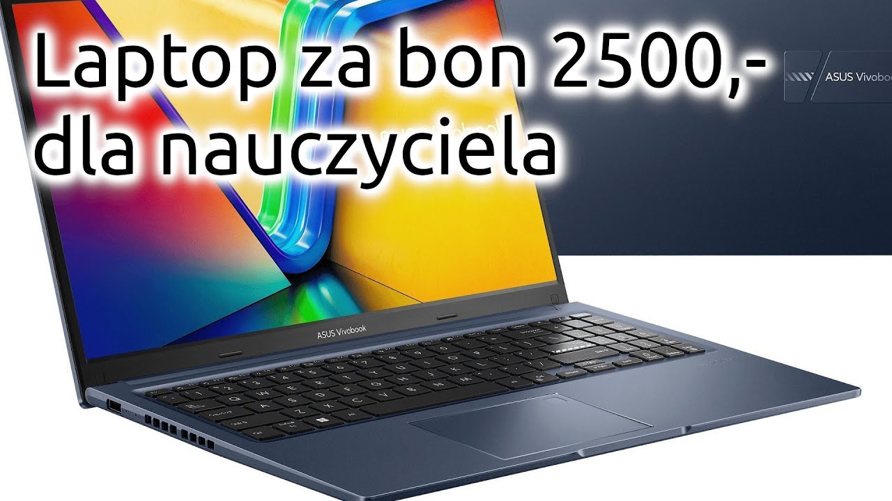 Laptop for a 2,500 PLN voucher for teachers