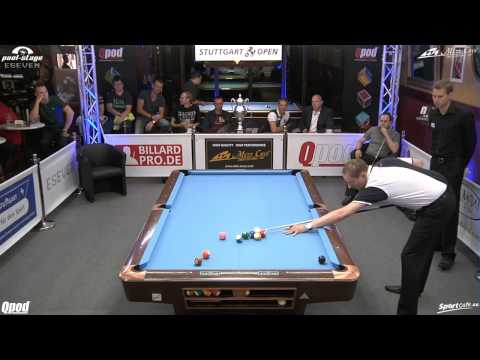 Stuttgart Open 2013, 18 Christian Reimering vs Markus Buck, 10-Ball, Pool-Billard, Cue Sports