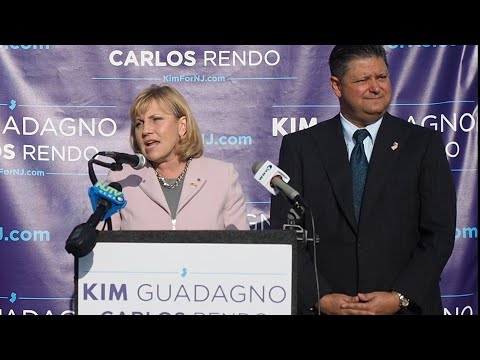 GOP candidates Lt. Gov. Kim Guadagno, Carlos Rendo, kick off statewide bus tour