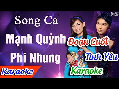 Đoạn Cuối Tình Yêu Karaoke Tân Cổ | Phi Nhung Mạnh Quỳnh Karaoke Hay ✔