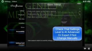 Acceleration Settings For Android Devices Using Kodi