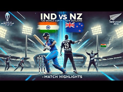 India vs New Zealand T20 WC 2016 | Highlights