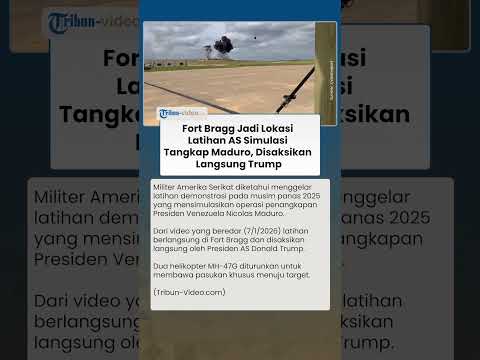 Militer AS Rilis Rekaman Latihan Tangkap Maduro! Simulasi Operasi Disaksikan Langsung oleh Trump