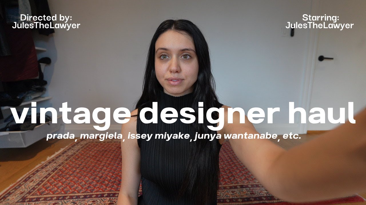 vintage designer  haul - margiela, issey miyake, prada, junya wantanabe, etc.