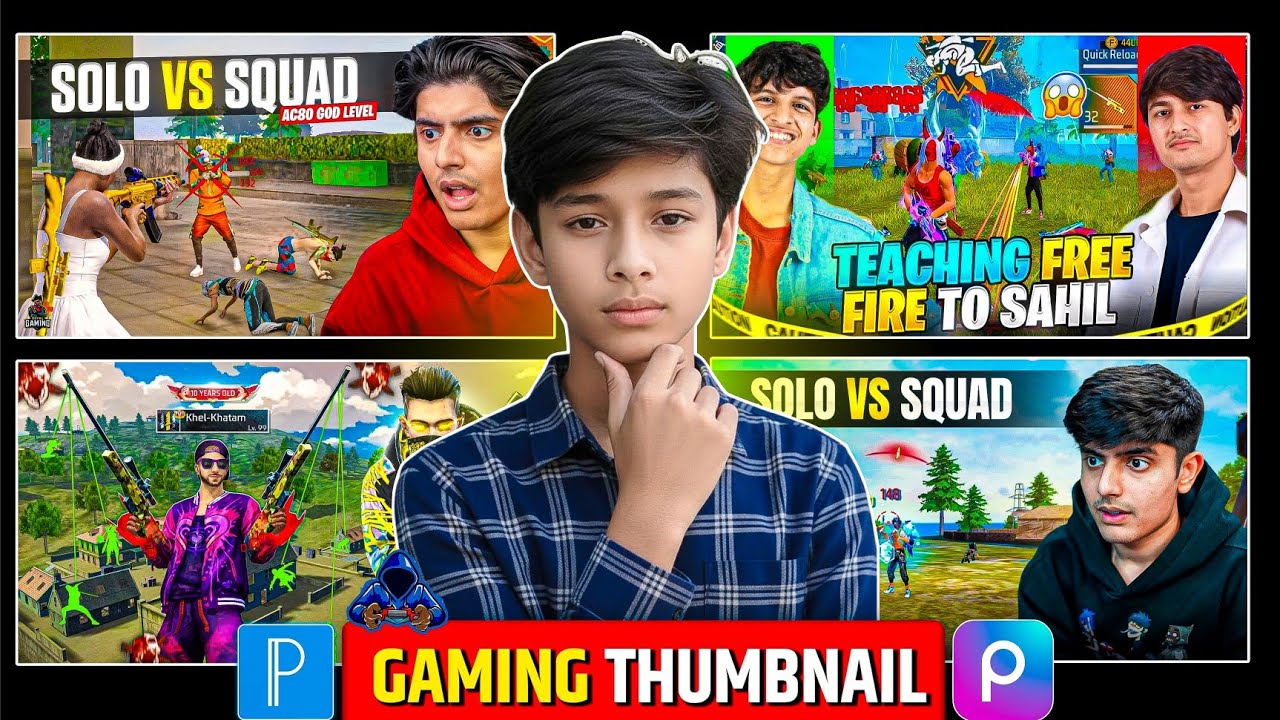 Thumbnail: Gaming Thumbnail Kaise Banaen | How To Make Gaming Thumbnail | Thumbnail Kaise Banaye 