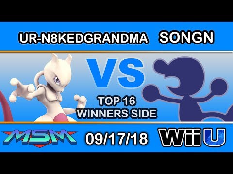 MSM 158 - Ur-n8kedgrandma (Mewtwo) vs Songn (Game & Watch) Top 16 Winners - Smash 4