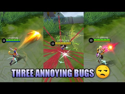THREE ANNOYING BUGS!! INVISIBLE SKILL IN MOBILE LEGENDS