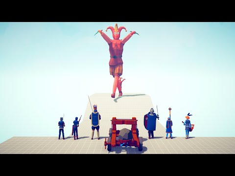 JESTER GIANT vs EVERY FACTION - Totally Accurate Battle Simulator TABS