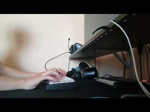 Gmk67+KTT Kang white typing test