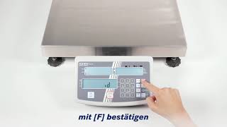 KERN Professionelle Zählwaage 3000g - 0,01g Präzision Mit 100 Artikelspeicher