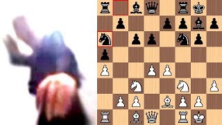 Houdini 4 promotes to a knight and sacrifices queen (music)