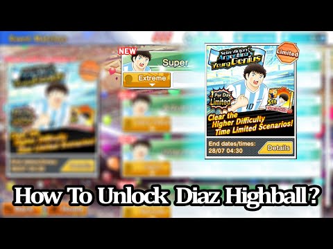 Captain Tsubasa Dream Team 🔥How To Unlock Diaz Highball Special Skill🔥Its Easy🔥